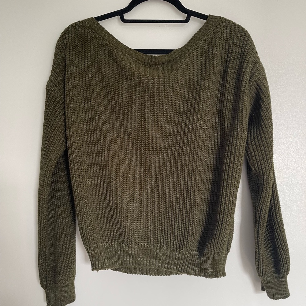 Missguided Off Shoulder Knitted Sweater - Picture 3 of 4